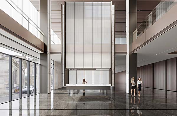 工業園區廠房辦公樓裝修效果圖